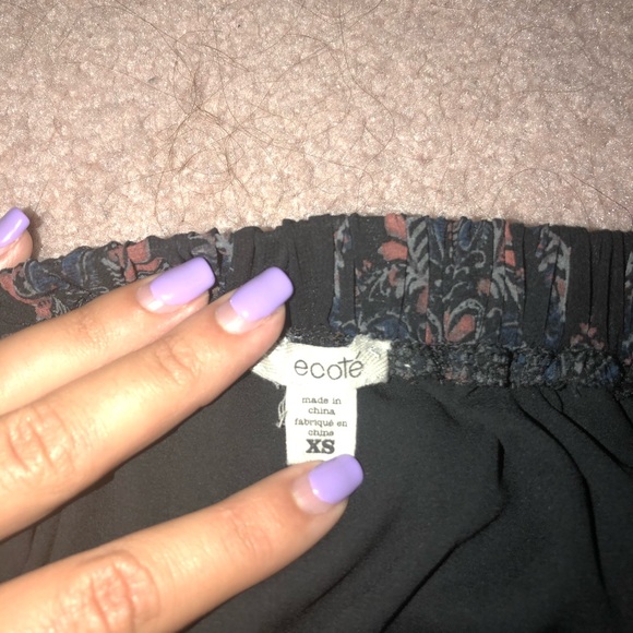 Urban Outfitters Sheer Printed Maxi Skirt - Picture 4 of 5